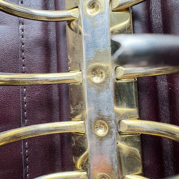 Franklin Quest Full Grain Aniline Leather Brown Planner Classic Sz 7 Ring Zipper - Picture 8 of 16